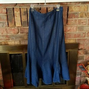 Denim skirt