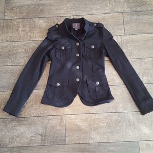 Black military jacket