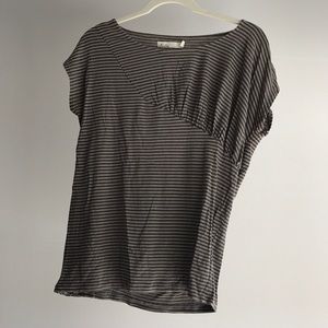 Madewell Asymmetrical Striped Tee