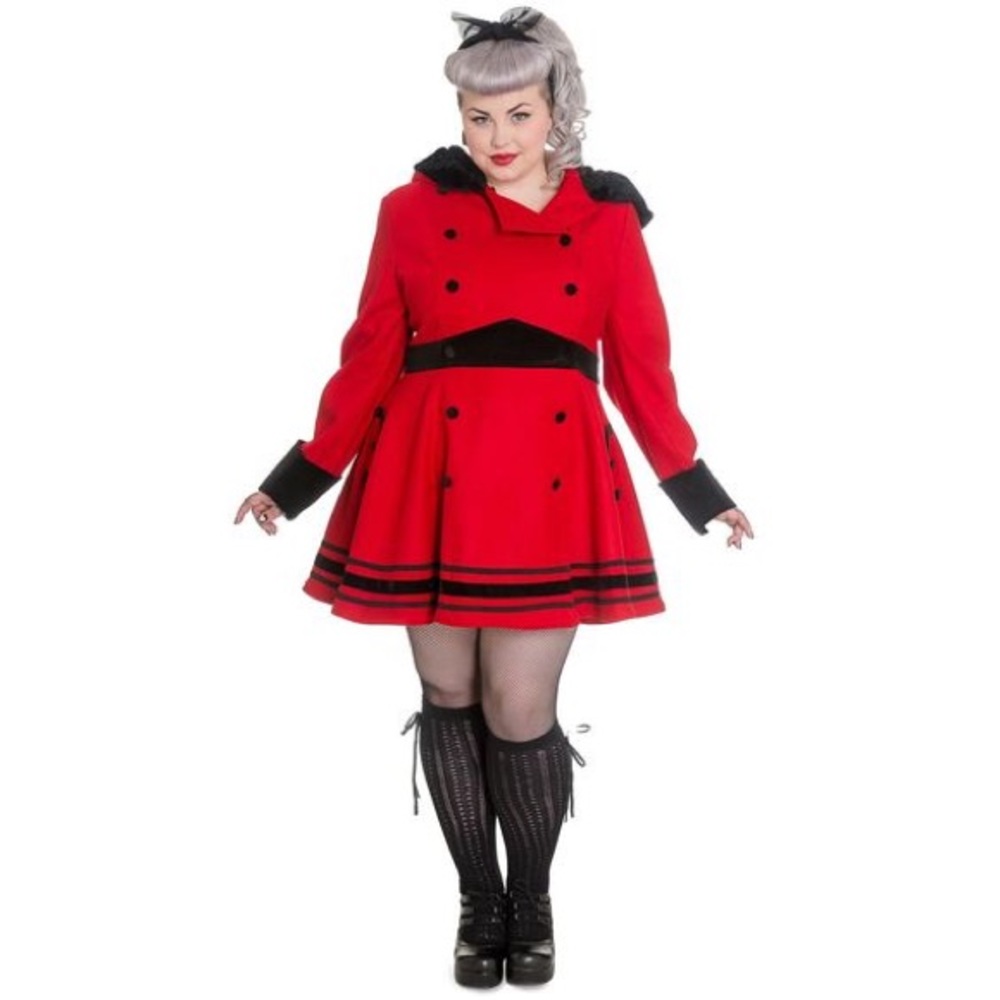 Hell Bunny Mikaela coat rockabilly pinup holiday