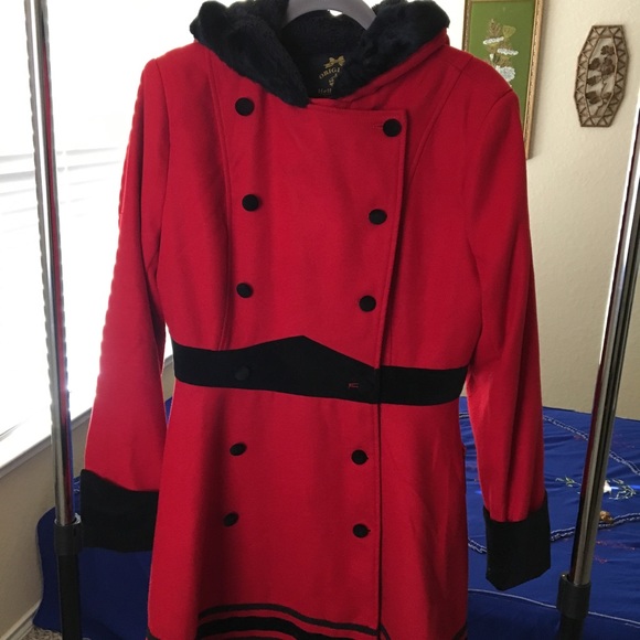 Hell Bunny Mikaela coat rockabilly pinup holiday - Picture 2 of 6