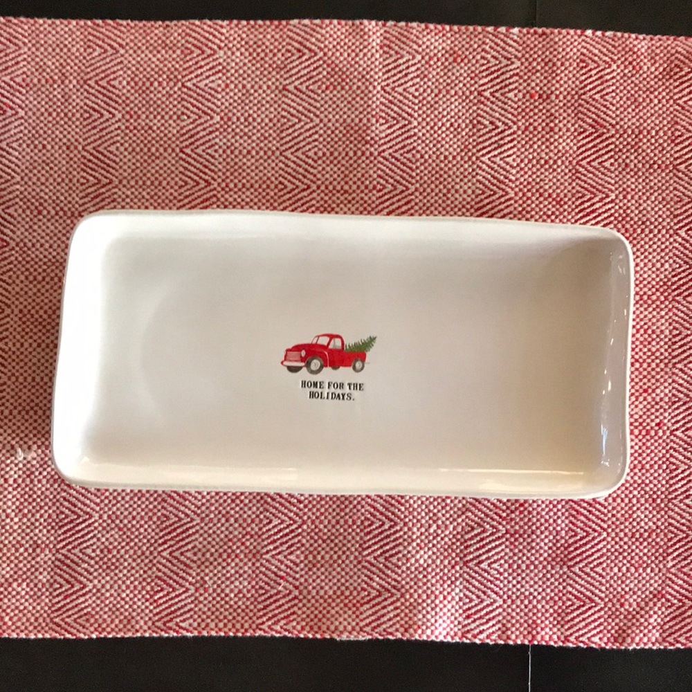 SOLD Rae Dunn- home for the holidays platter