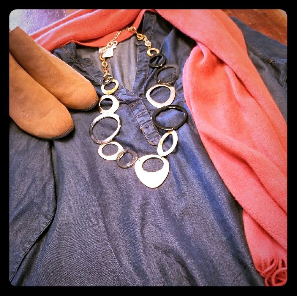 Andrea Bovine denim tunic