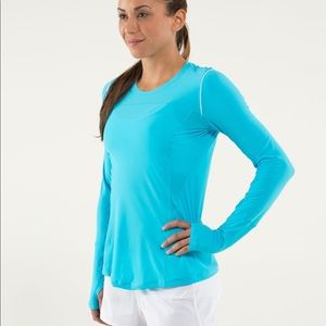 Lululemon RUNBEAM baby blue longsleeve 💙