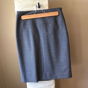 Grey, Banana Republic pencil skirt.