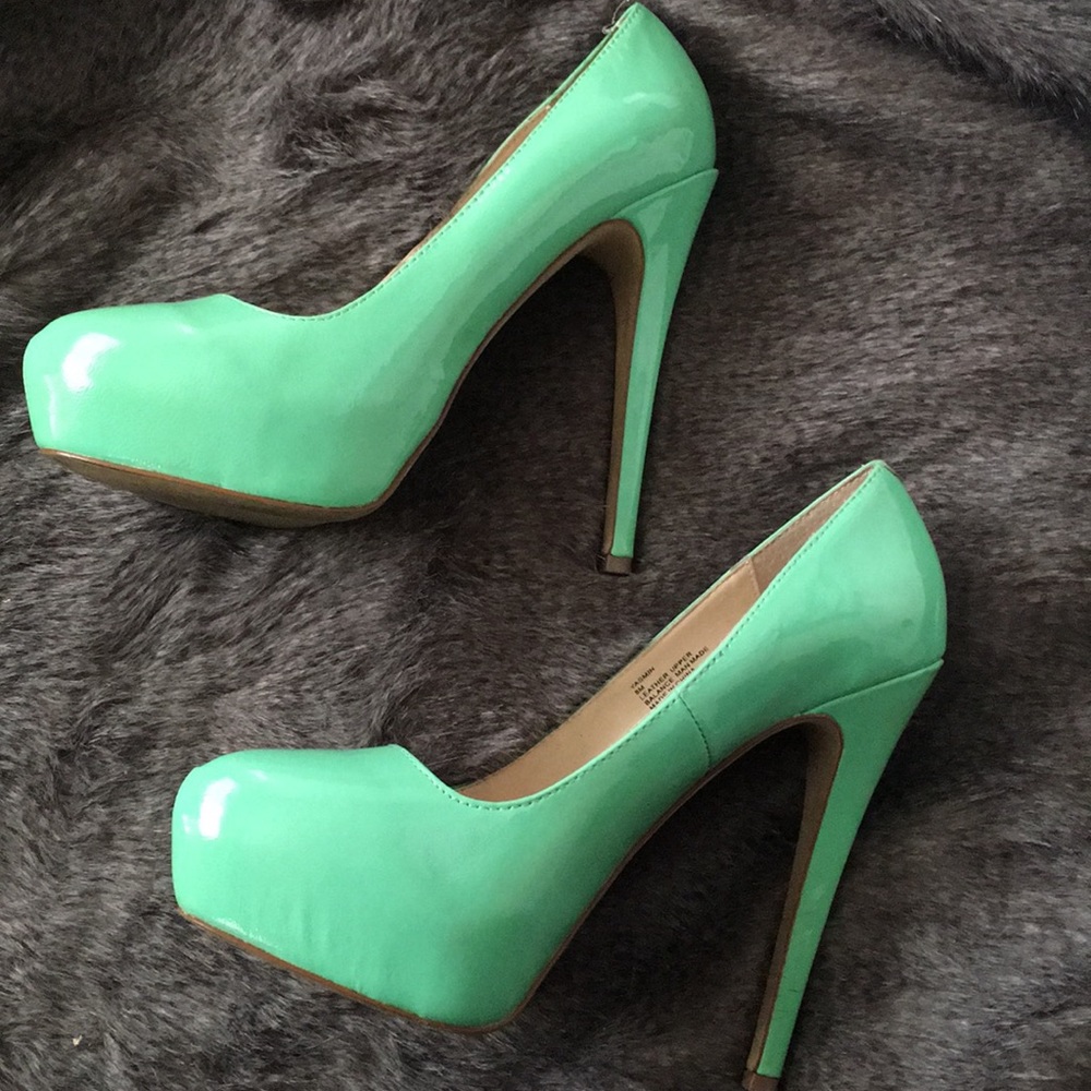 Steve Madden Yazmin Mint Green Pumps