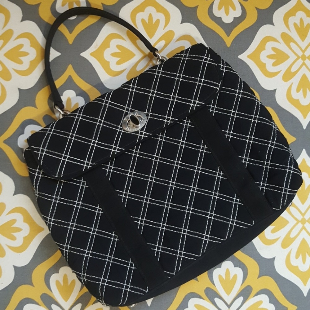 Vera Bradley Turnlock satchel.