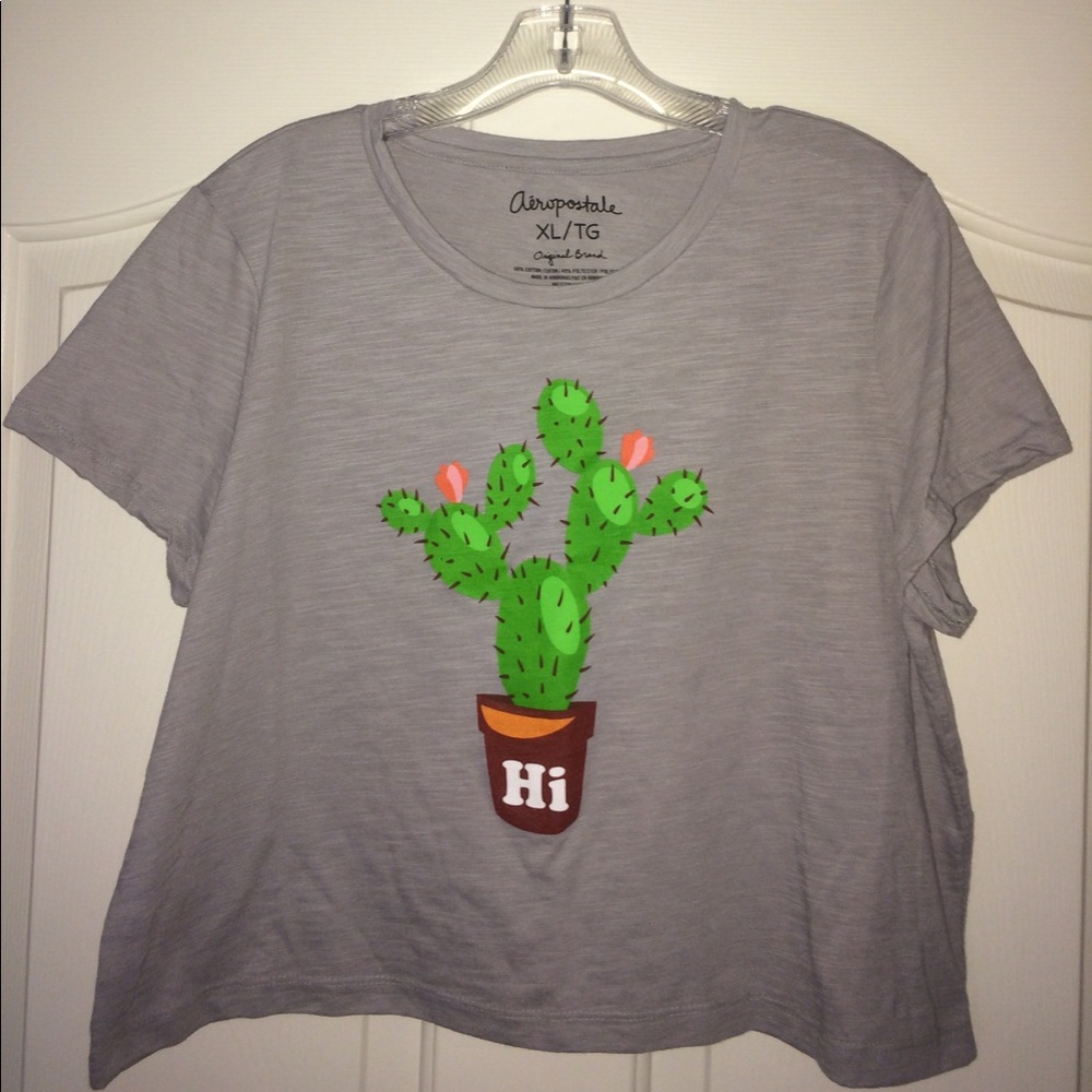 Gray Aeropostale Crop Top, XL