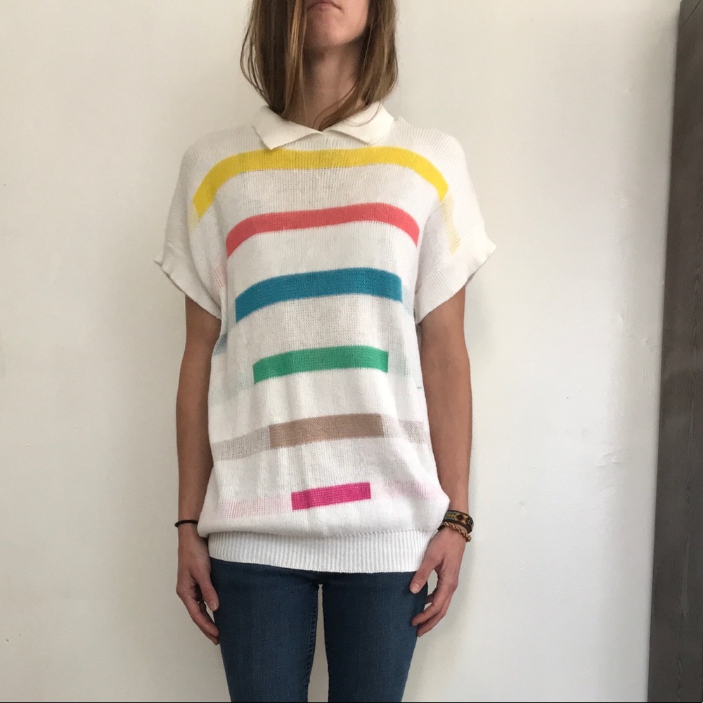 Women’s Vintage COTTON Knitted Sweater Shirt