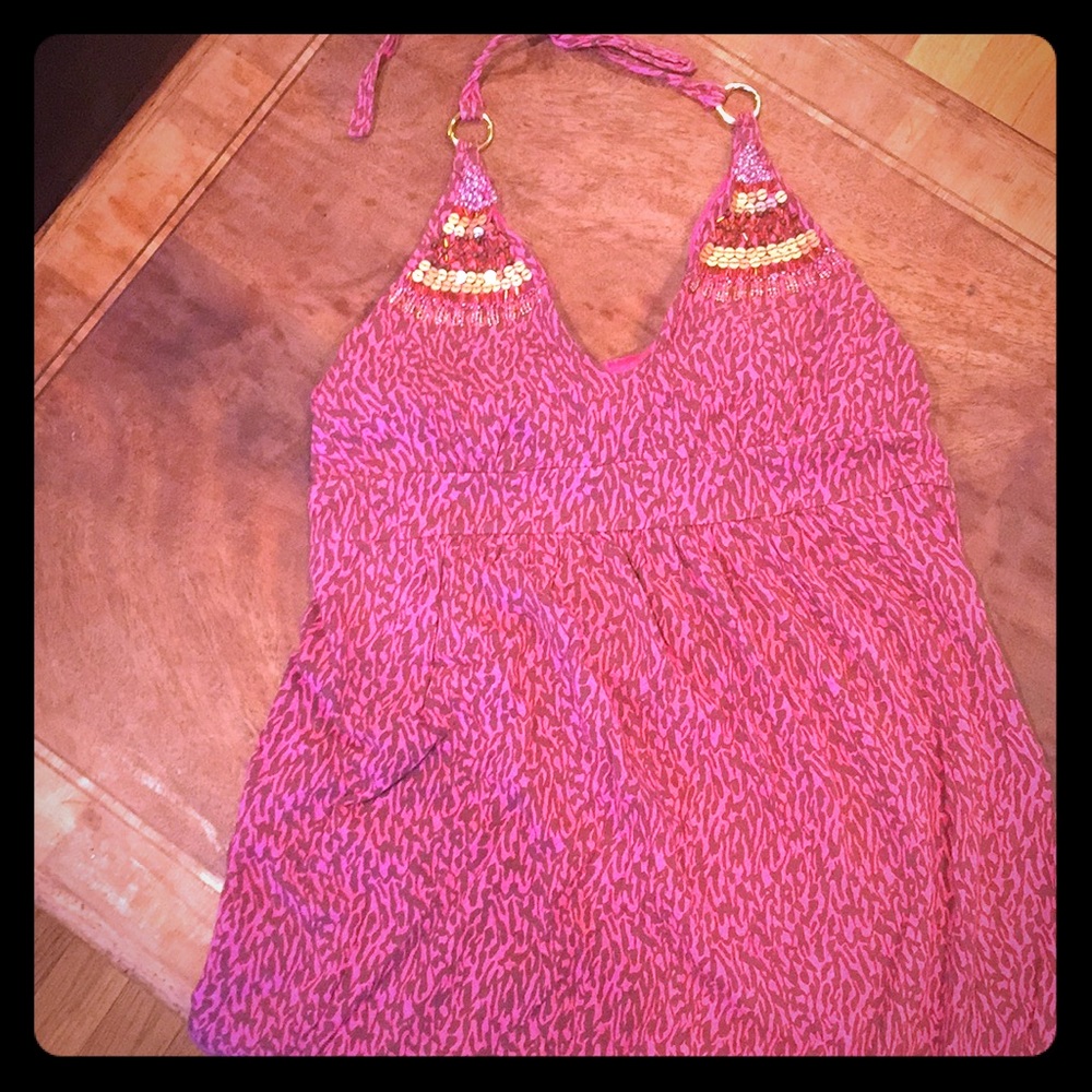 Victoria's Secret Halter Bra Top Cover Up Dress