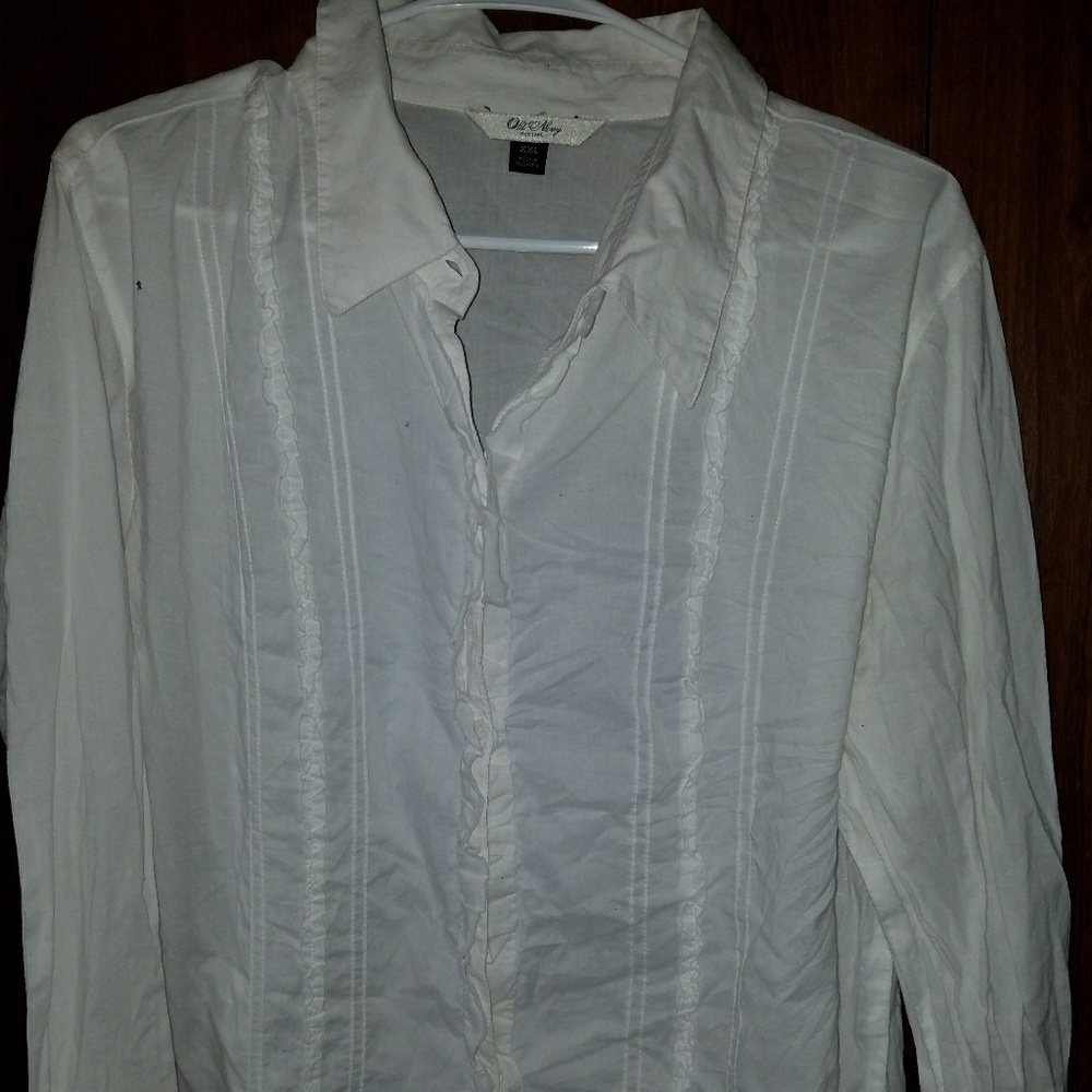 White Long Sleeved Shirt