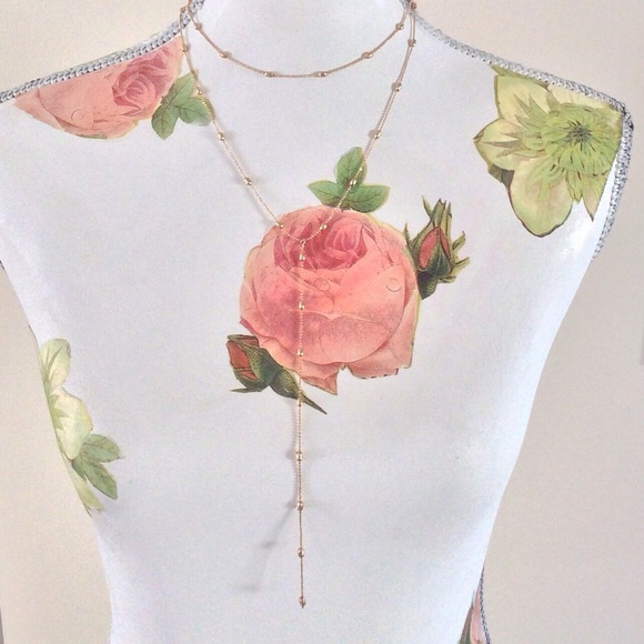 Layered Gold Necklace - Picture 2 of 3