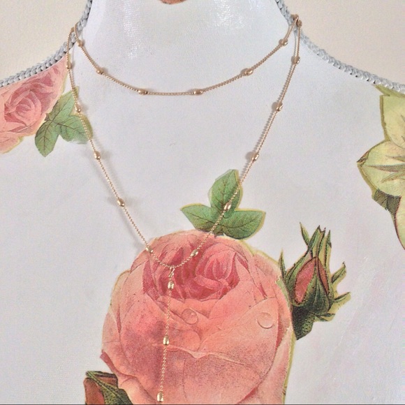 Layered Gold Necklace - Picture 3 of 3