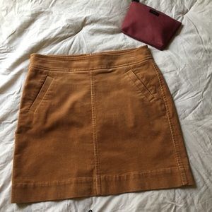 Ann Taylor Corduroy Mini Skirt