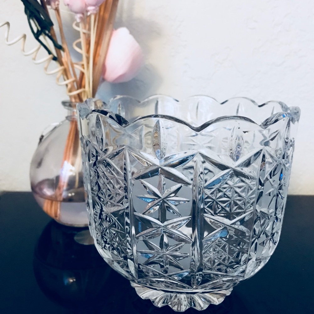 Crystal appetizer salad vase small/medium europe