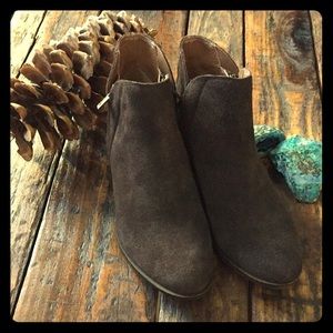 Lucky Brand Brown Suede Booties