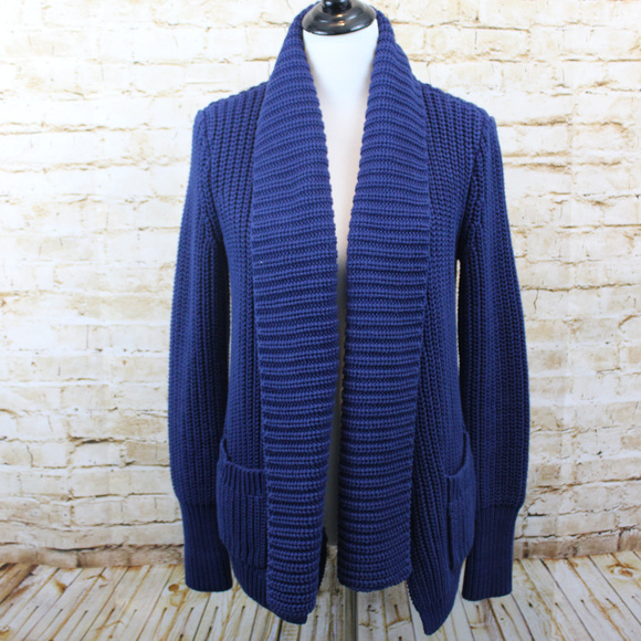 J. Crew Sweaters - J. Crew Chunky Knit Open Front Cardigan