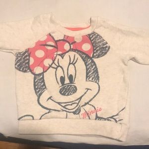 Minney mouse baby sweater.