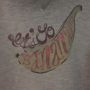 Anthro Bananas Sweatshirt