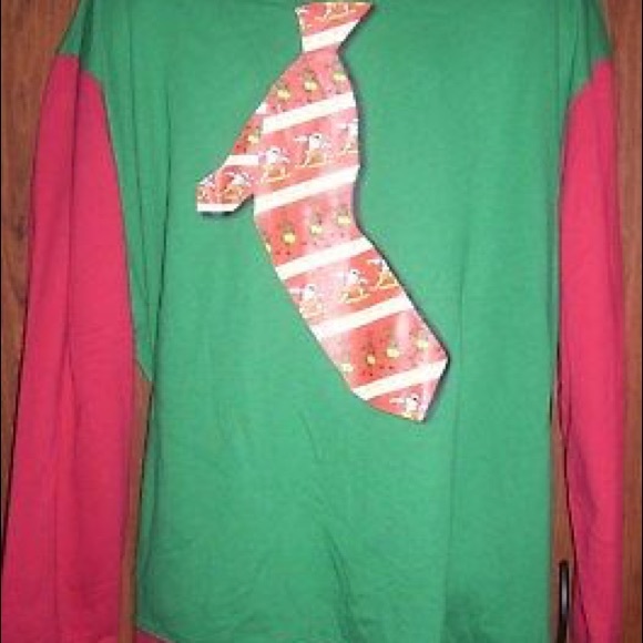CHRISTMAS Theme Shirt of SANTA SURFING & REINDEERS - Picture 2 of 4