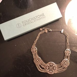 Touchstone crystal by Swarovski necklace