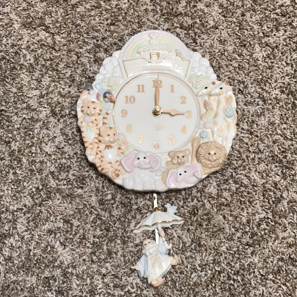 Lenox Noah's Ark Wall Clock