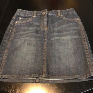 Ann Taylor Pencil Jean skirt