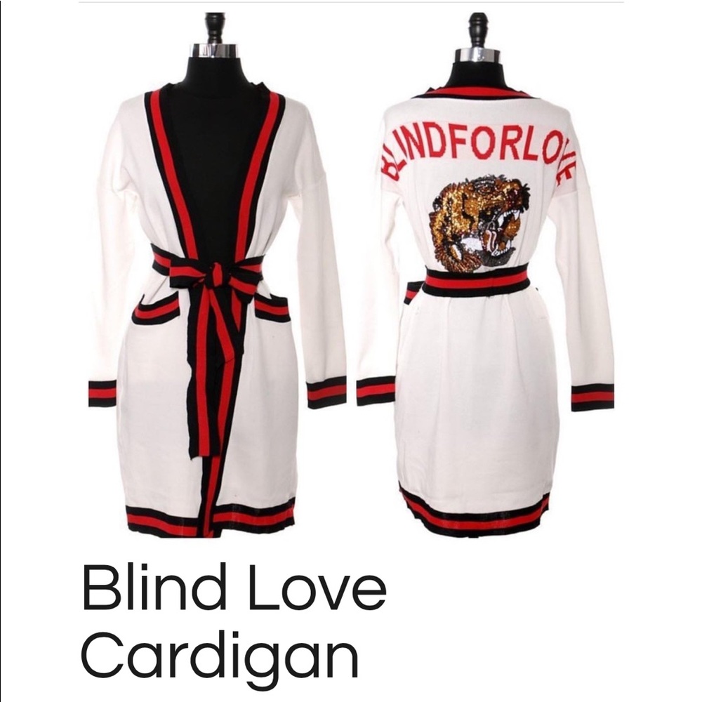 Blind for love cardigan