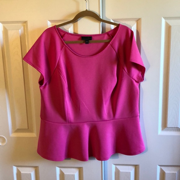 worthington peplum top