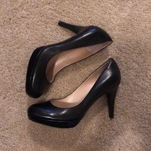 Classic Marc Fisher Black Leather Heels