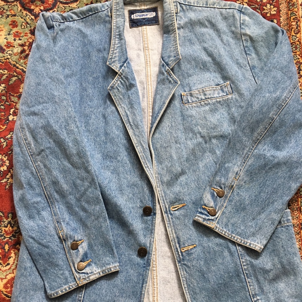 Vintage Liz Wear Denim Blazer