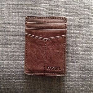 Fossil leather wallet