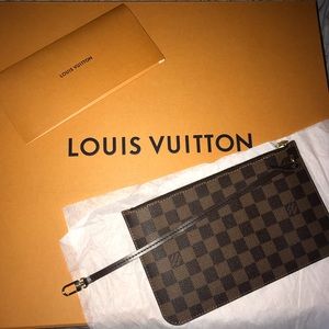 Authentic LOUIS VUITTON Wristlet Pouch