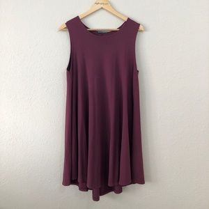 Brandy Melville Maroon Sleeveless  Dress