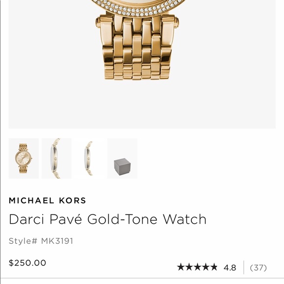 Michael Kors Gold Watch main image 5