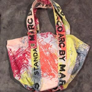 Marc by Marc Jacobs Paint Splattered Cloth Tote