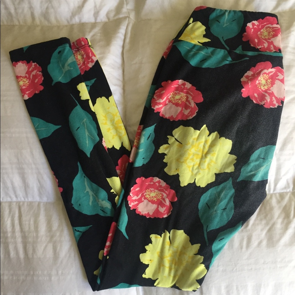 OS LuLaRoe Leggings FLORAL