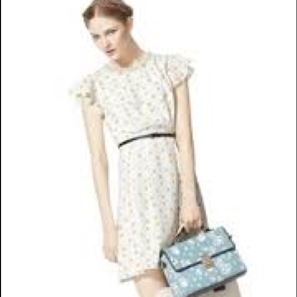 Jason Wu Pinwheel Print Pearl neckline S/S Dress - Picture 5 of 5