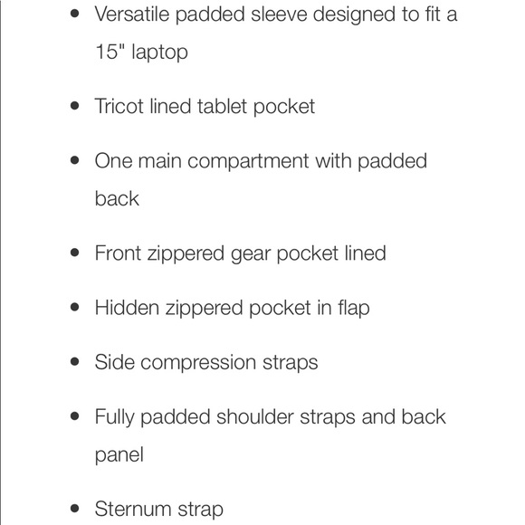 New backpack laptop Protection great organization - Picture 4 of 5