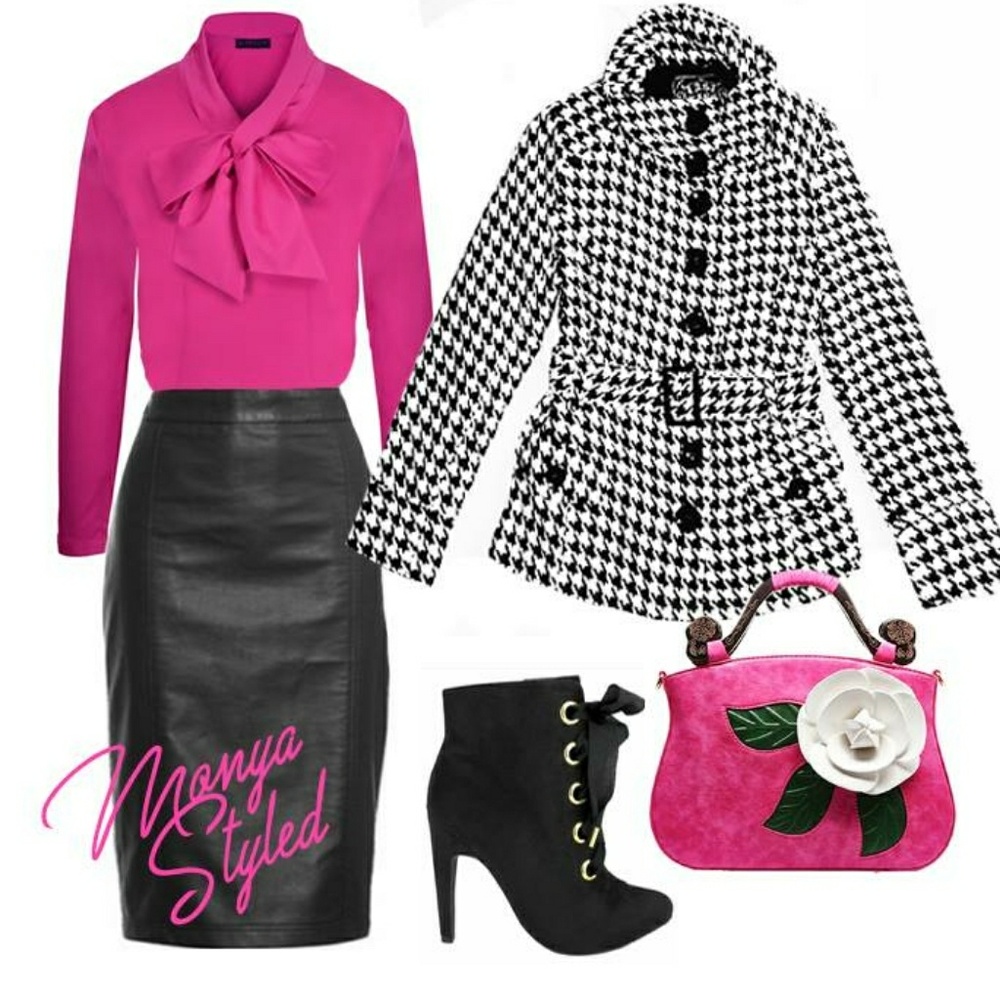 Houndstooth Coat