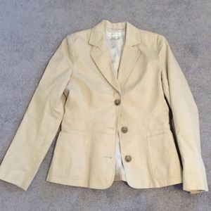 Banana Republic Tailored Khaki Blazer