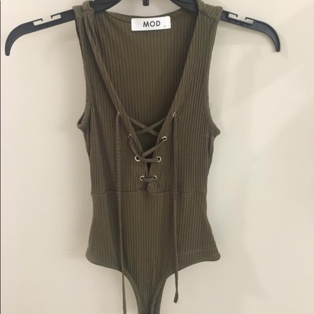 MOD green bodysuit