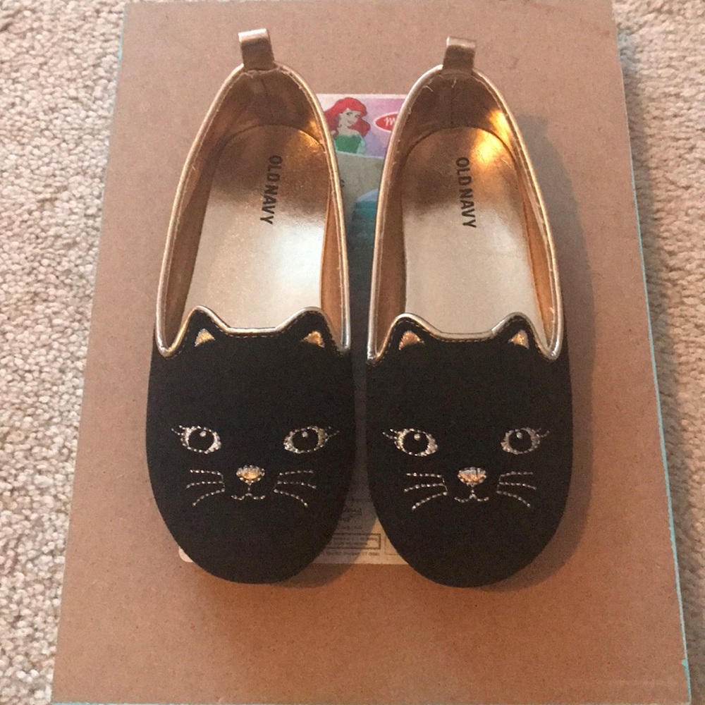 Girls size 11 old navy kitty flats