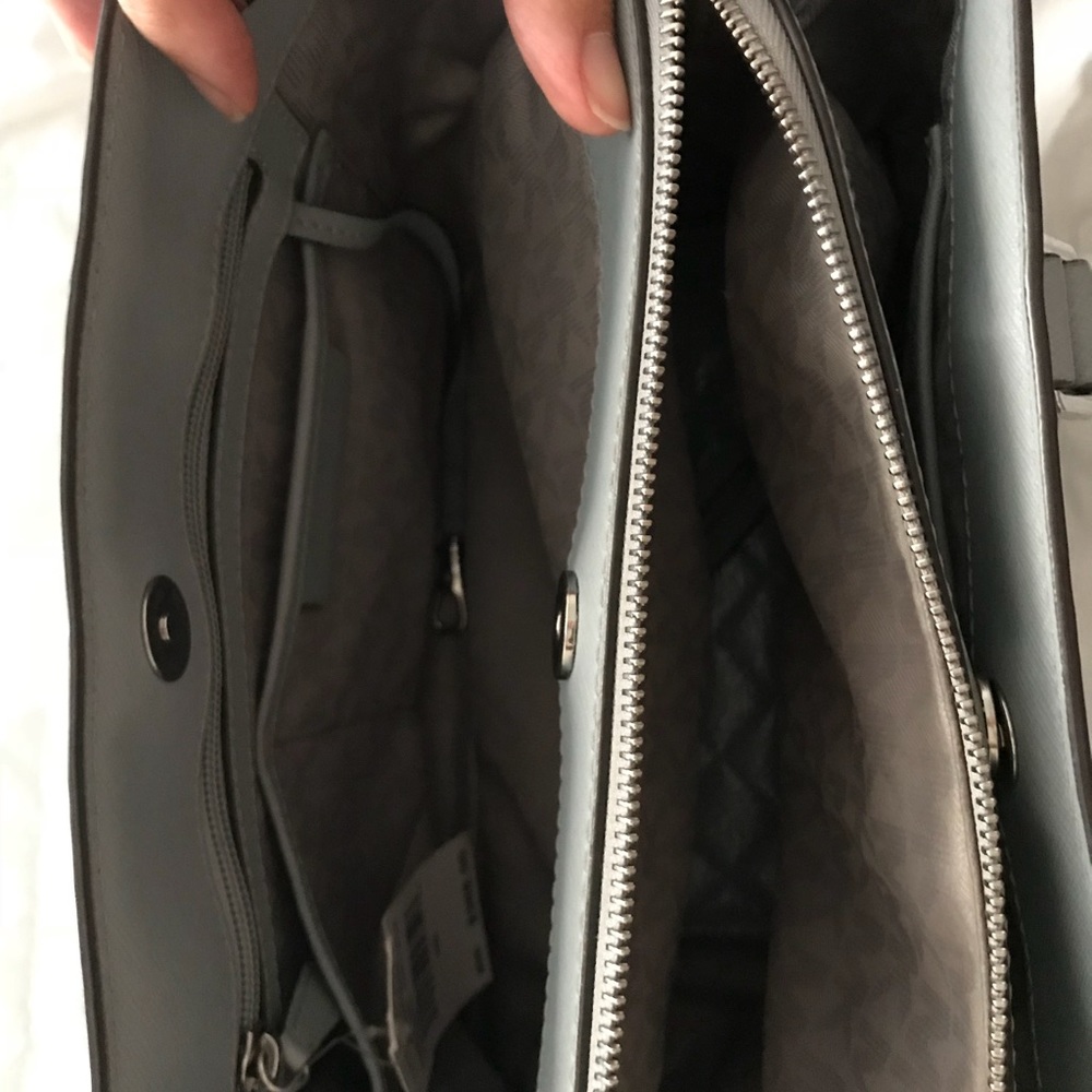 Michael Kors Dusty Blue leather satchel - Picture 8 of 8