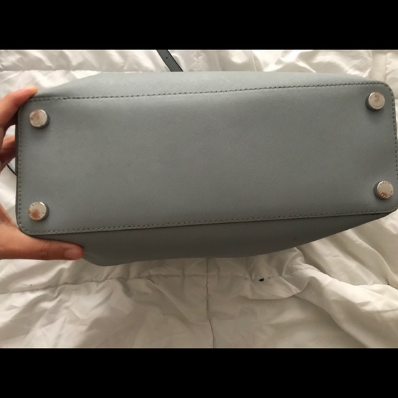 Michael Kors Dusty Blue leather satchel - Picture 5 of 8