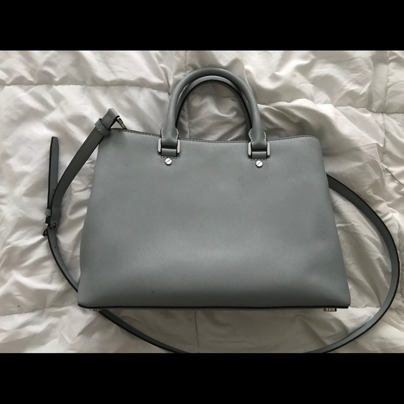 Michael Kors Dusty Blue leather satchel - Picture 6 of 8