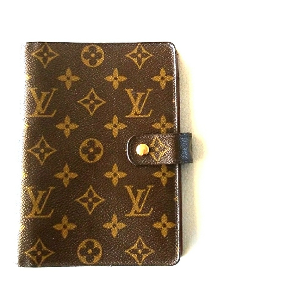 Authentic Louis Vuitton MM Agenda in Mono