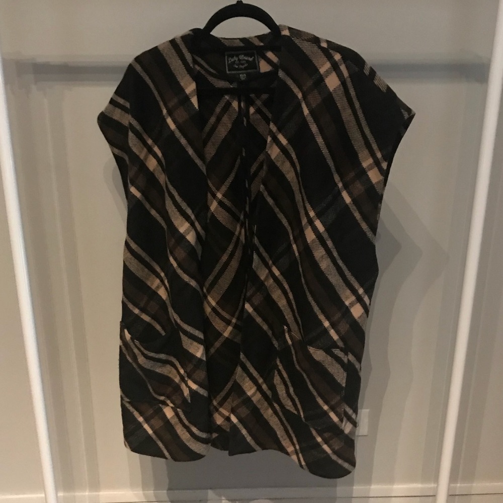 Lucky Brand plaid vest