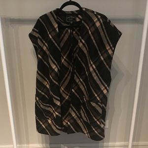 Lucky Brand plaid vest