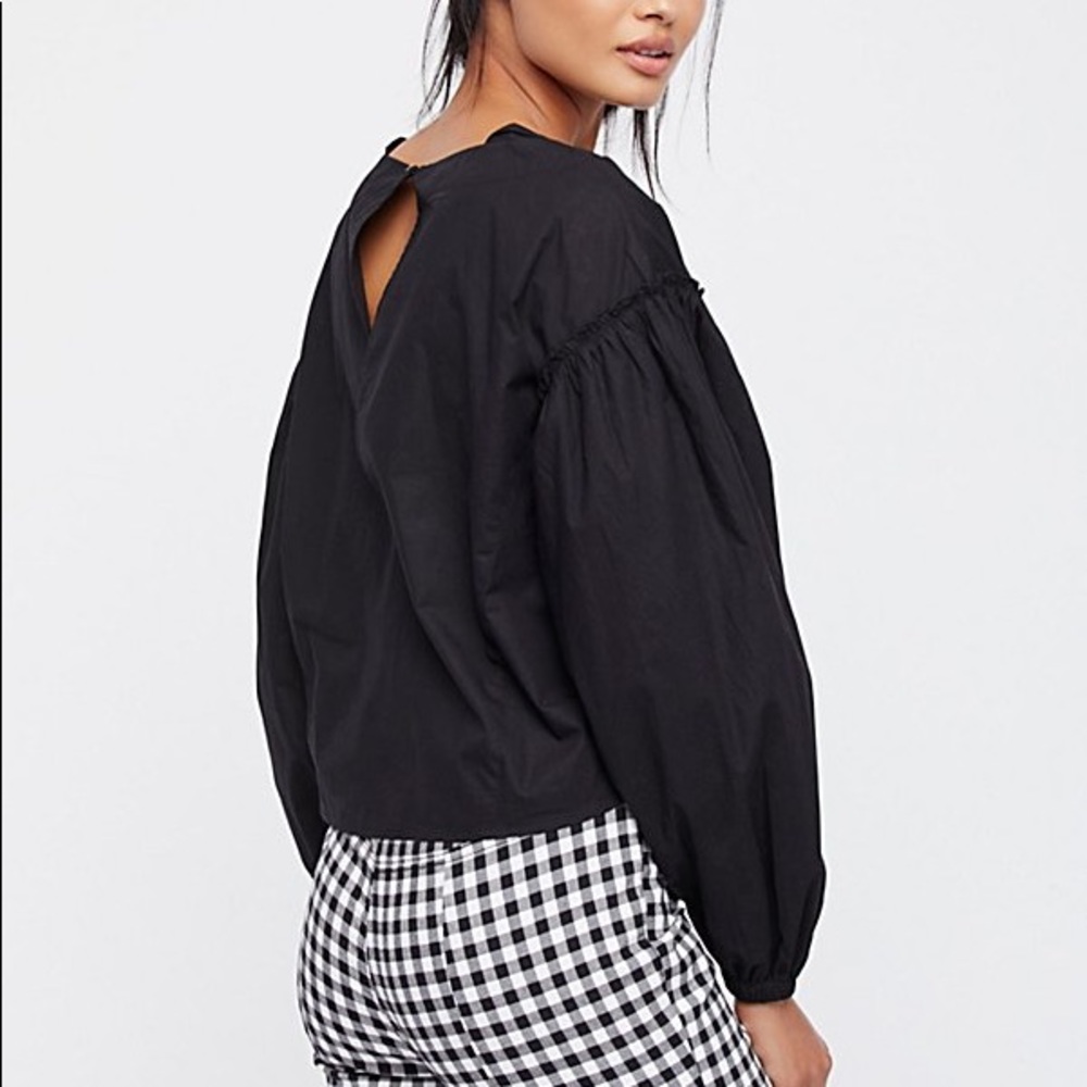 NWT Black Free People "Got Class" Top - Picture 2 of 5